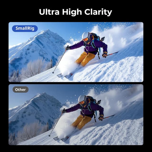 Detalle de SmallRig Kit de protection d’écran en verre trempé pour DJI Osmo Action 6 (5892) – intégrale, ultra-fin