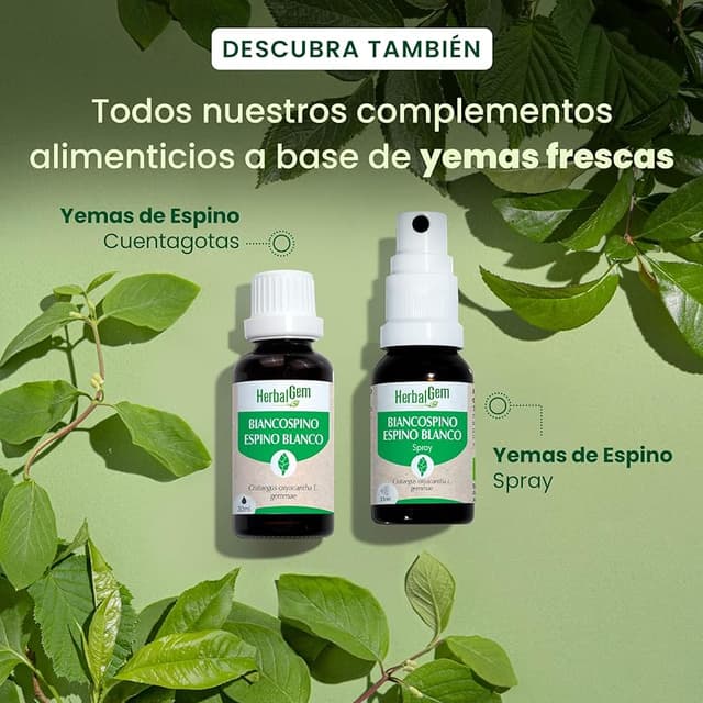 Thumbnail 5 de HERBALGEM Espino Blanco spray 15 ml para circulación