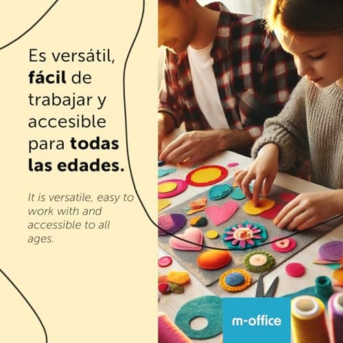 Thumbnail 3 de m-office Fieltro 40x60 cm azul claro, pack 10 unidades