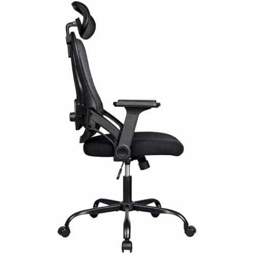Thumbnail 7 de Silla de oficina ergonómica T-LOVENDO.ES con soporte lumbar ajustable, malla transpirable y reposacabezas