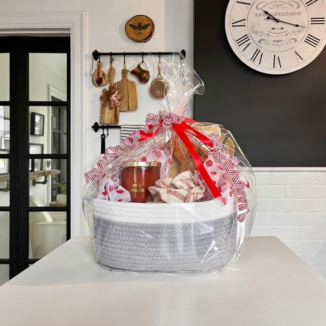 Detalle 2 de TIMEYARD Aufbewahrungskorb Grau 30x20x12 cm