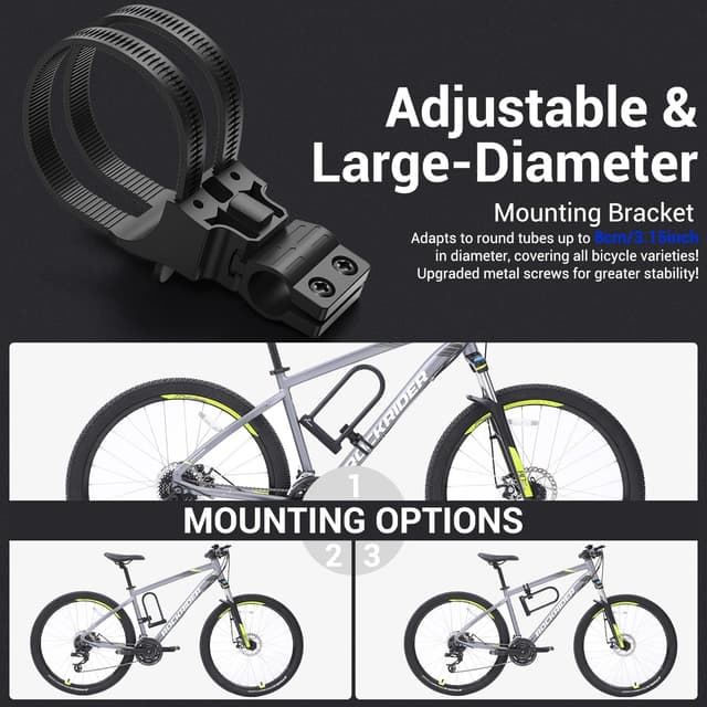 Detalle 2 de Sportneer Bike Lock 18mm Heavy Duty U-Lock