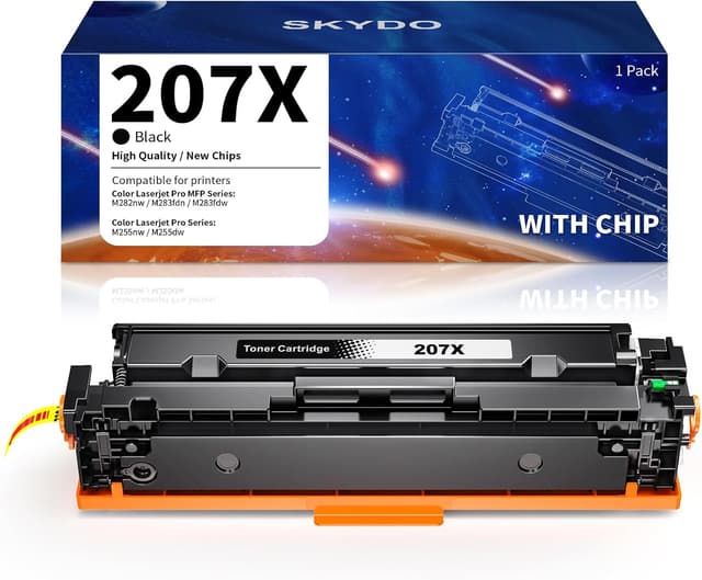 Detalle de Skydo 207X Toner Black (with chip) – High yield compatible for HP 207X W2210X