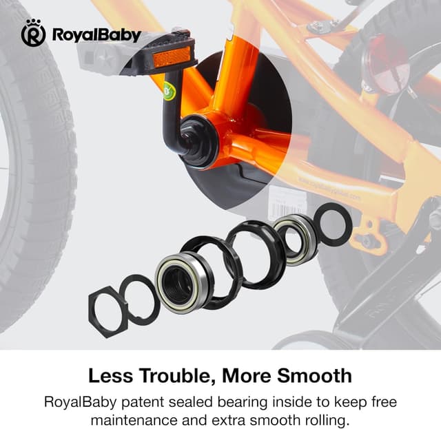 Detalle de RoyalBaby Freestyle Kids Bike 12 in