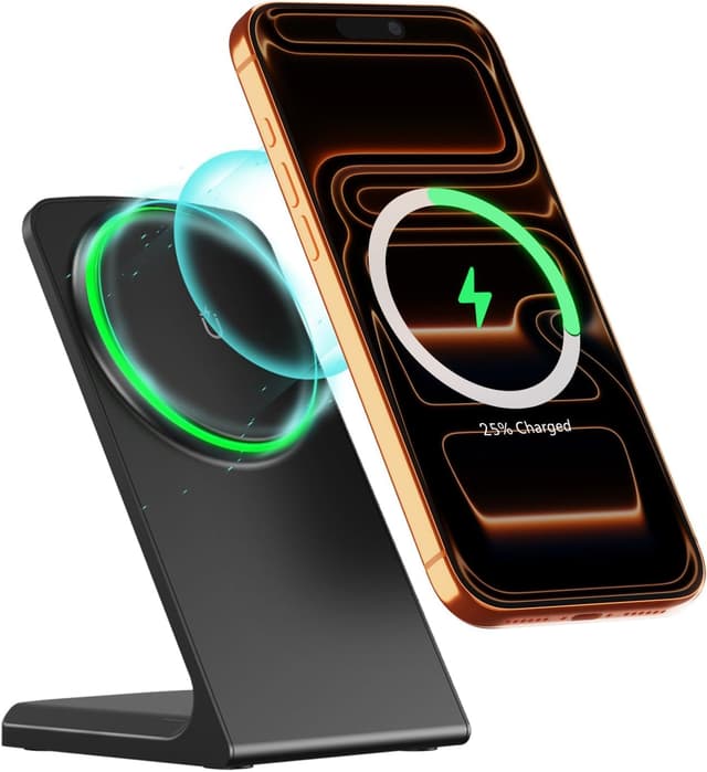 Detalle de MagSafe Charger Stand 15W Magnetic Wireless Charger