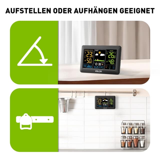 Thumbnail 5 de Konsen Wetterstation 7,4 Zoll 📡