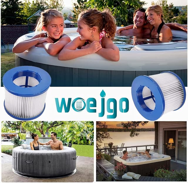 Thumbnail 5 de woejgo Lot de 4 Cartouches Filtre Spa Infinite