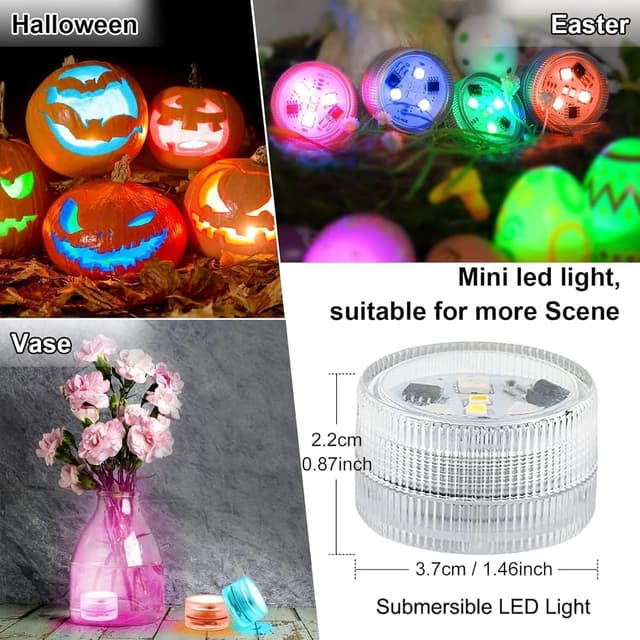 Detalle de RGB LED Teichbeleuchtung 10er Set