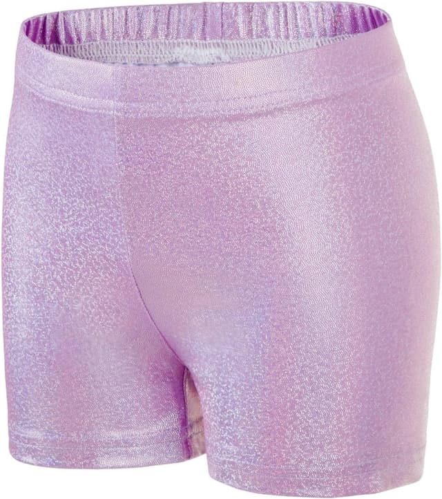 Detalle 2 de Girls’ three-piece gymnastics leotard set with sparkling gradient design