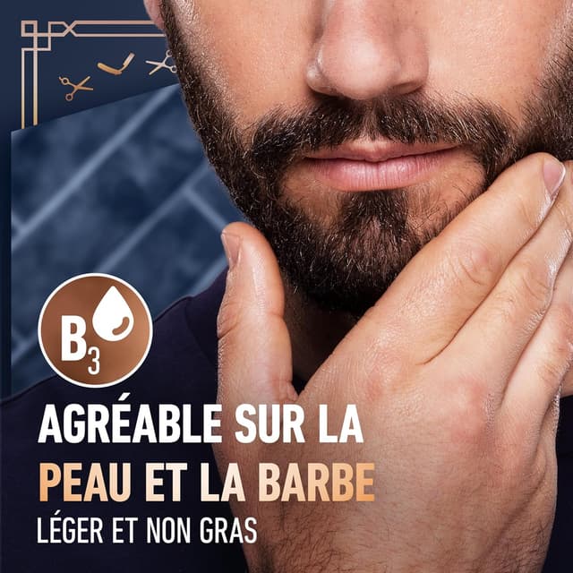 Detalle de King C. Gillette Soin barbe et visage hydratant à la vitamine B3 et huile d’argan, 100 ml
