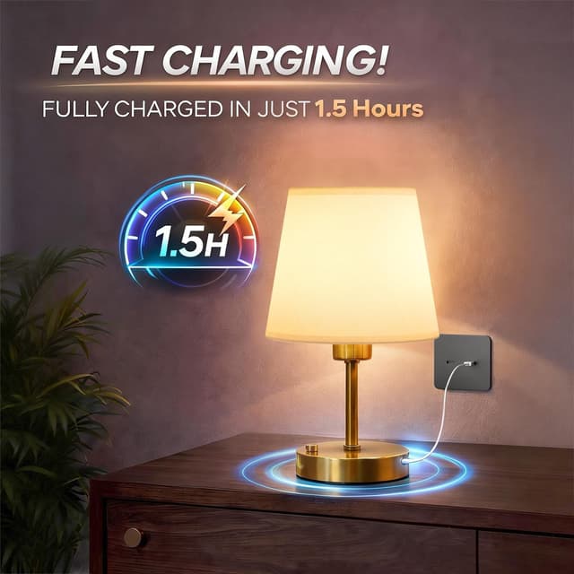 Detalle de EppieBasic Rechargeable Table Lamp 2700K