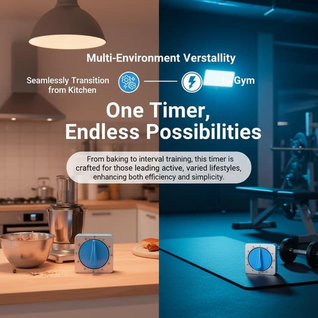 Thumbnail 5 de EZYLINKER minuteur de cuisine mécanique 304