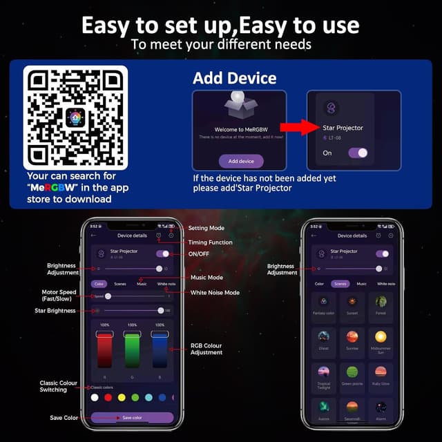 Thumbnail 4 de Kangtaixin Astronaut Sternenhimmel Projektor