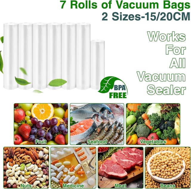 Thumbnail 4 de Vakuumierbeutel 7 Rollen 190µm 15/20x300cm