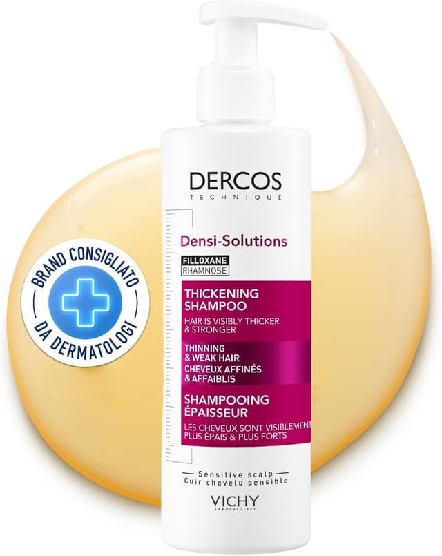 Detalle de Vichy Dercos Densi-Solutions Shampoo Rigenerante per capelli sottili e fini, 250 ml