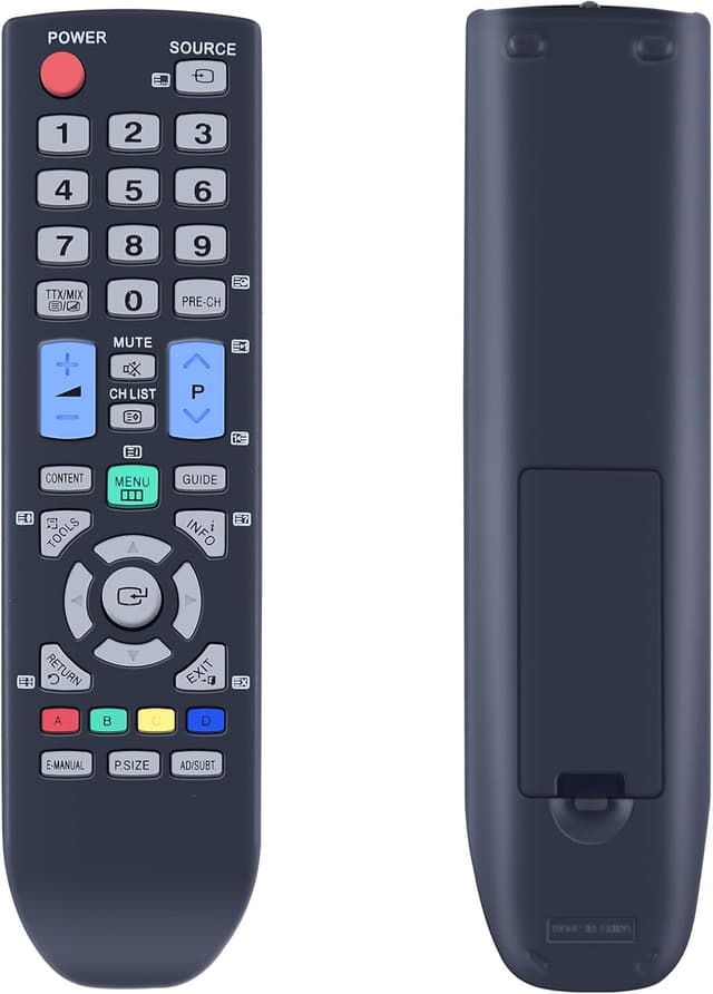 Detalle de TCNOUMT AA59-00496A replacement remote for Samsung LCD/LED/Plasma TVs (AAA)