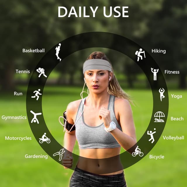 Detalle 2 de Flintronic Sport Stirnband 4/6er Set