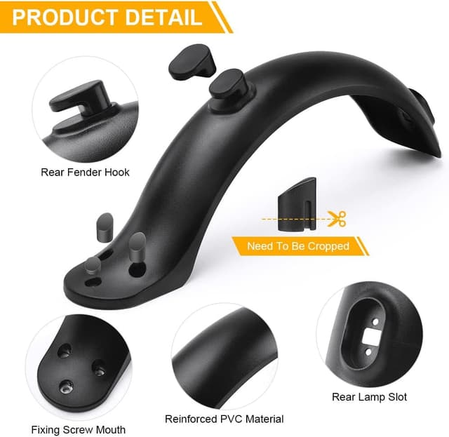 Thumbnail 1 de Ainiv Guardabarros trasero para Xiaomi M365