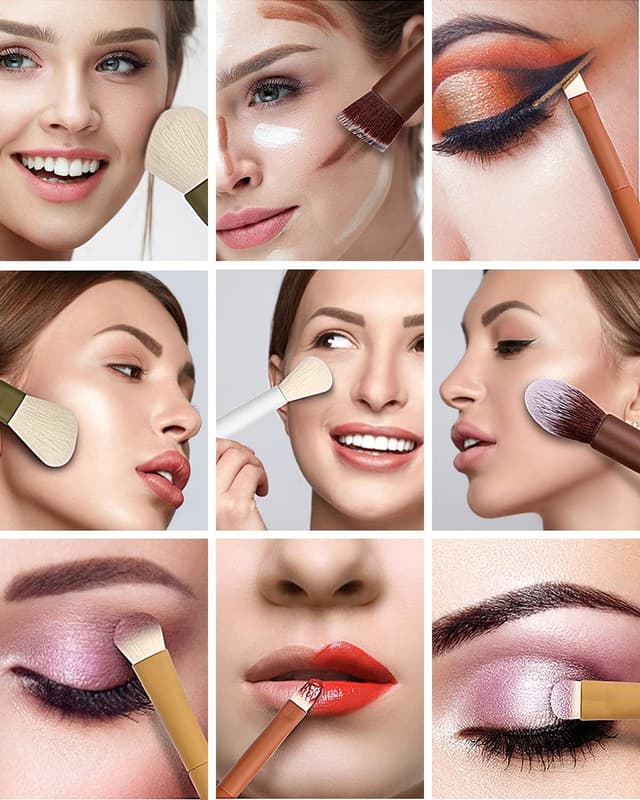 Thumbnail 6 de Set pennelli make up da viaggio EIGSHOW Kabuki (9 pezzi) con fibre sintetiche extra morbide