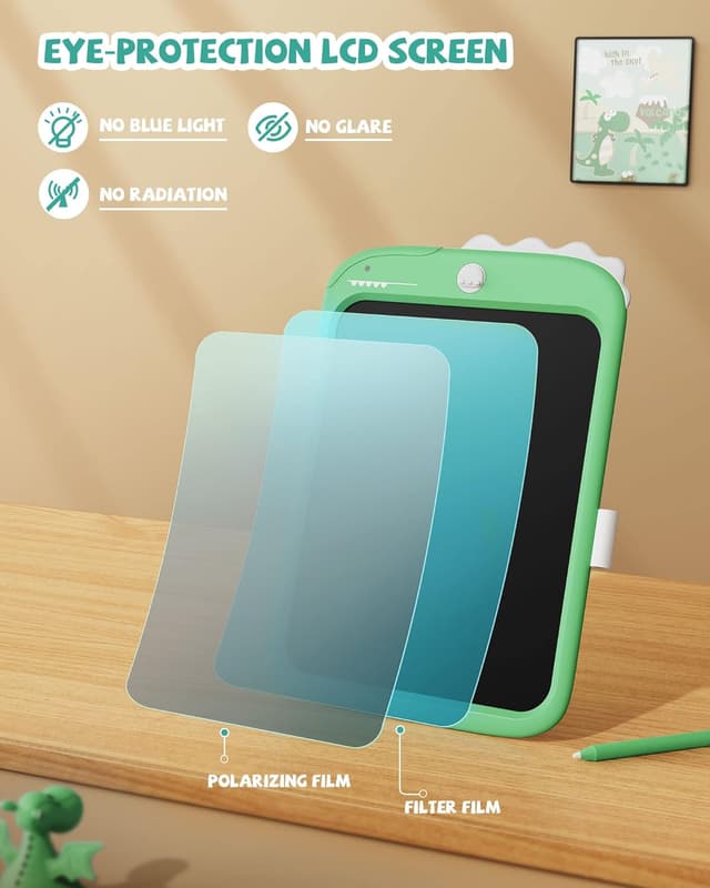 Detalle de 10-Zoll-LCD-Schreibblock: elektronisches digitales Schreib- und Graffiti-Brett in Grün