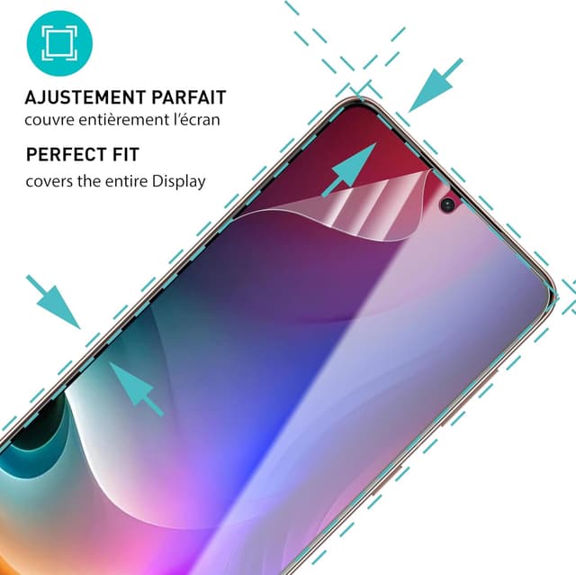 Detalle de smartect Protecteur d’écran TPU pour Samsung Galaxy S24 Plus (2 + 2 pièces : écran + caméra)