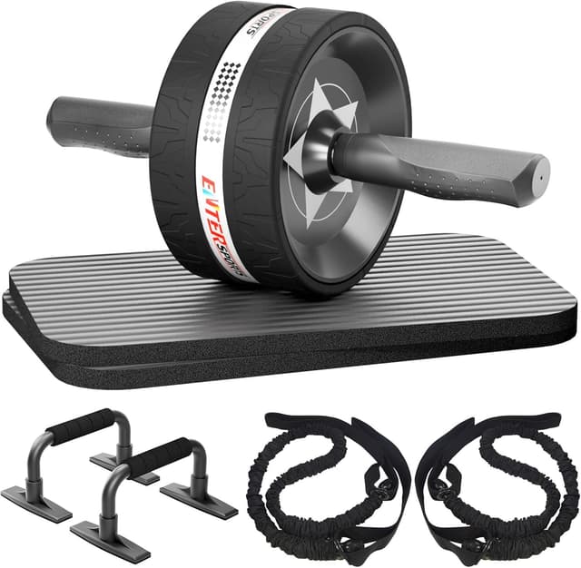 Detalle de EnterSports Ab Rollers ab wheel for core training