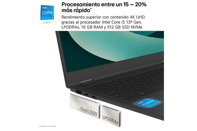 Thumbnail 4 de LG gram 14Z90RU 14" 16 GB, 512 GB SSD