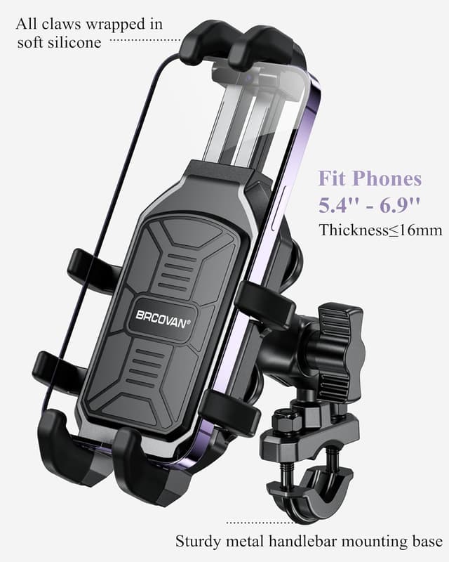 Detalle de BRCOVAN Motorrad Handyhalterung 5,4–7,2 Zoll