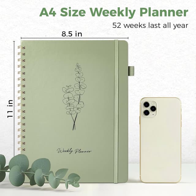 Detalle 2 de Umriox Undated Planner A4 Weekly Planner