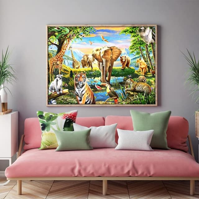 Thumbnail 4 de Jigsaw Puzzles 1000 Pieces Safari World