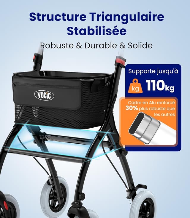 Thumbnail 4 de VOCIC Z32 Déambulateur étroit pour appartement