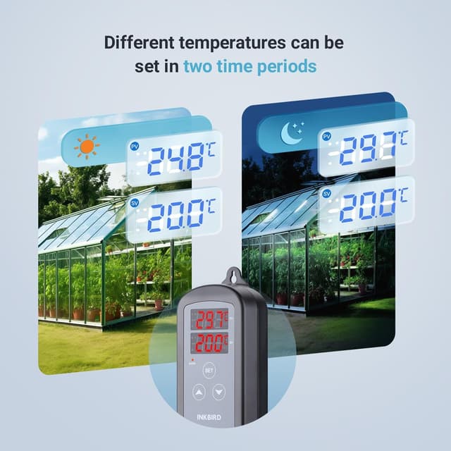 Thumbnail 3 de Inkbird ITC-2T Thermostat 2 Ausgänge für Terrarien