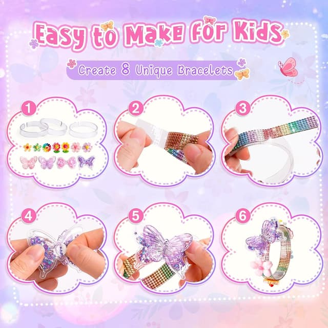 Detalle 2 de Eichhoo Friendship Bracelet Making Kit for Ages 5–12