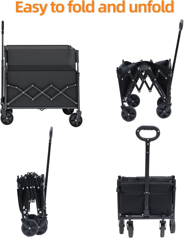 Thumbnail 3 de Carrello pieghevole resistente 120 L, portata 100 kg 🛒