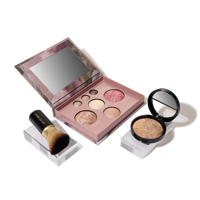 Detalle de Laura Geller Beauty Baked Starter Kit (Medium) with Full Face Palette, Powder Foundation & Brush Set