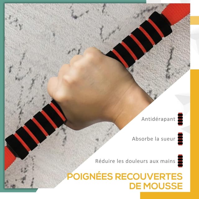 Thumbnail 4 de SPORTNOW kit haltères 4 en 1 20 kg