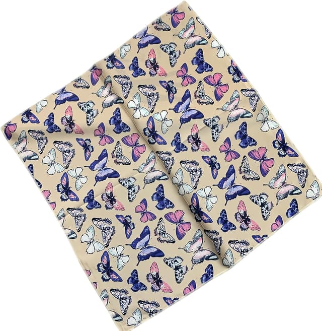 Detalle de MAIRY 23.5 inch Satin Head Scarf (50 x 50cm) – silk-like hair, neck and hijab wrap for women and girls