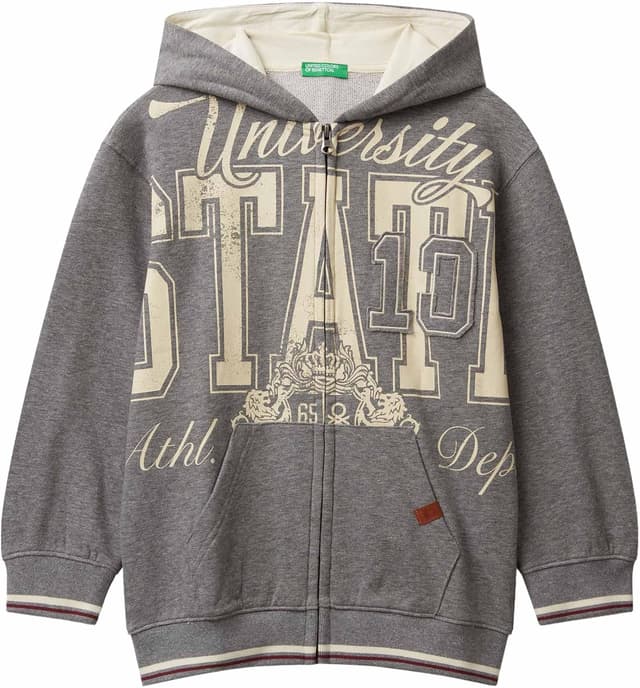 Detalle de Benetton Unisex Kinder Kapuzenpullover