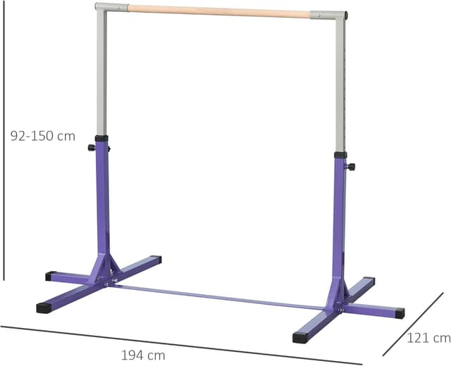 Thumbnail 6 de HOMCOM Barre Fixe Enfant 92–150 cm 13 Réglages