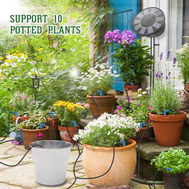 Thumbnail 2 de TRJZWA Sistema de Riego Solar para Jardín 10 m