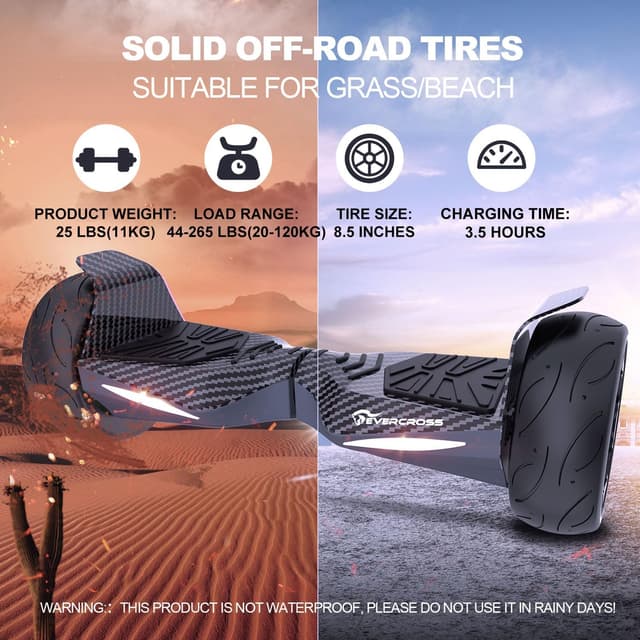 Thumbnail 5 de EVERCROSS Hoverboard mit Kart 8,5" All Terrain