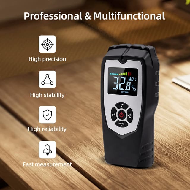 Thumbnail 1 de Mcbazel Misuratore Umidità Muri Digitale 0-50 mm 📏
