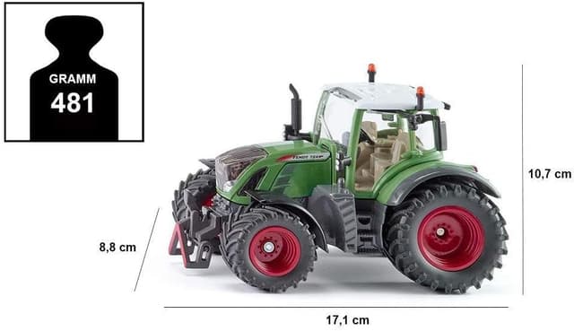 Detalle 2 de siku 3285 Fendt 724 Vario Traktor 1:32