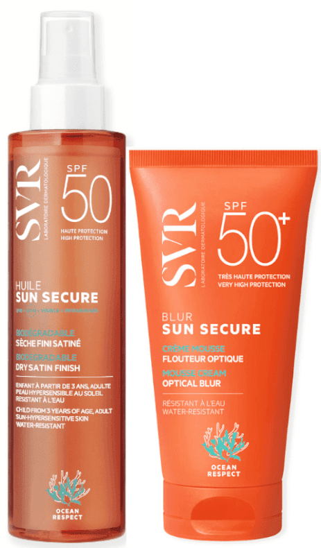 Imagen de SVR Sun Secure Aceite Seco y Blur Crema Mousse ☀ en OfertitasTOP