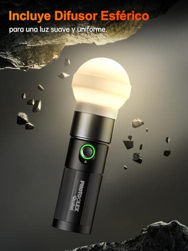 Detalle 1 de Rollei Photoolex GOBO Light Antorcha LED 8.400 mAh