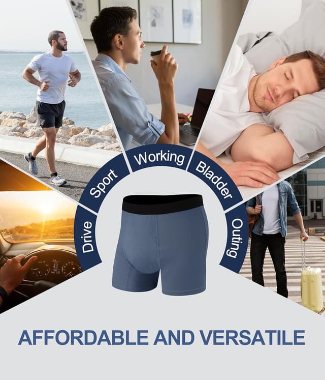 Thumbnail 6 de Men’s incontinence boxer briefs, 3 pack