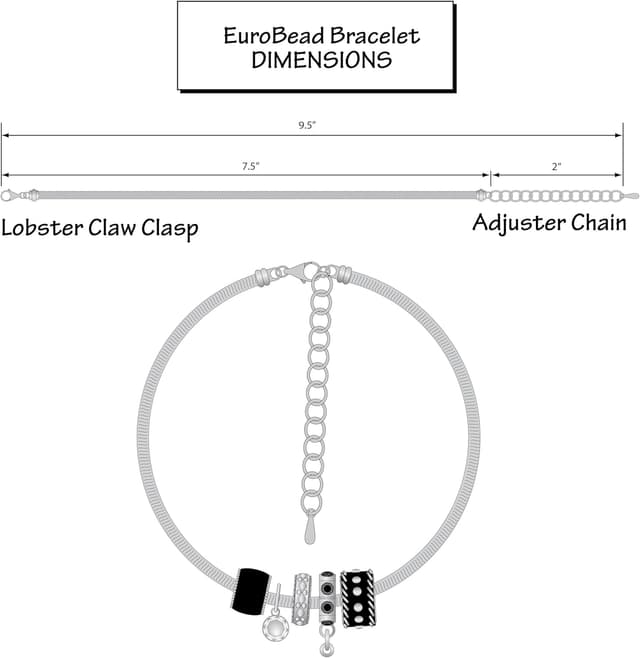 Detalle 2 de NCAA Siskiyou Sports Women’s Ohio State Buckeyes Euro Bead Bracelet (Team Color) — One Size