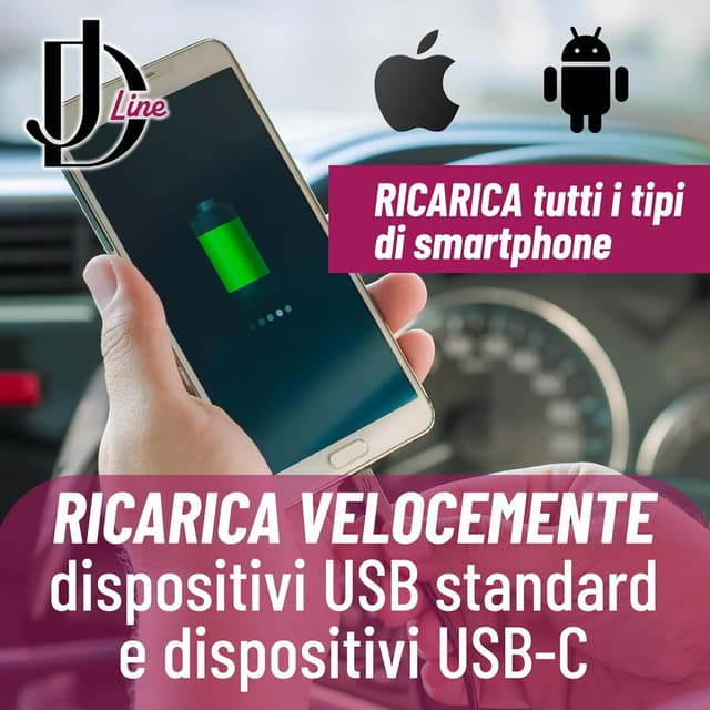 Thumbnail 6 de Caricatore Auto USB-C QC 3.0