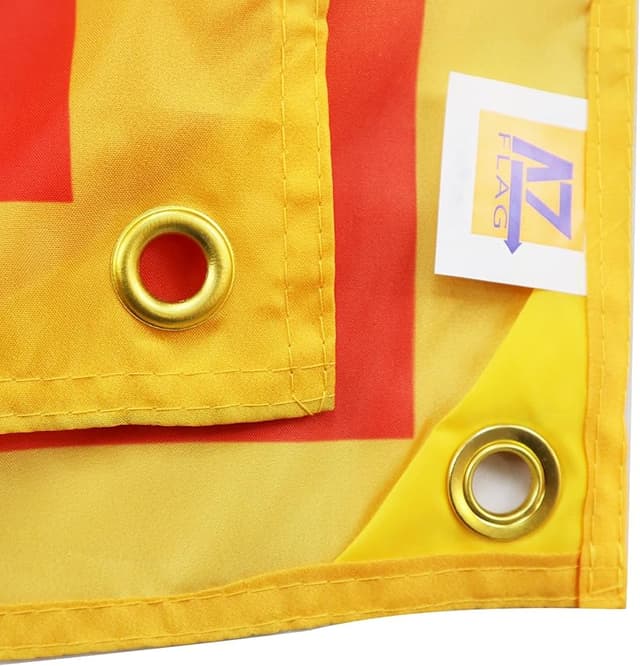 Thumbnail 6 de AZ FLAG Bandera Unicolor naranja 150 x 90 cm para balcón