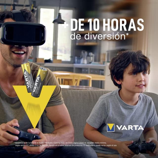 Thumbnail 6 de VARTA Pilas AA Power On Demand 100 uds